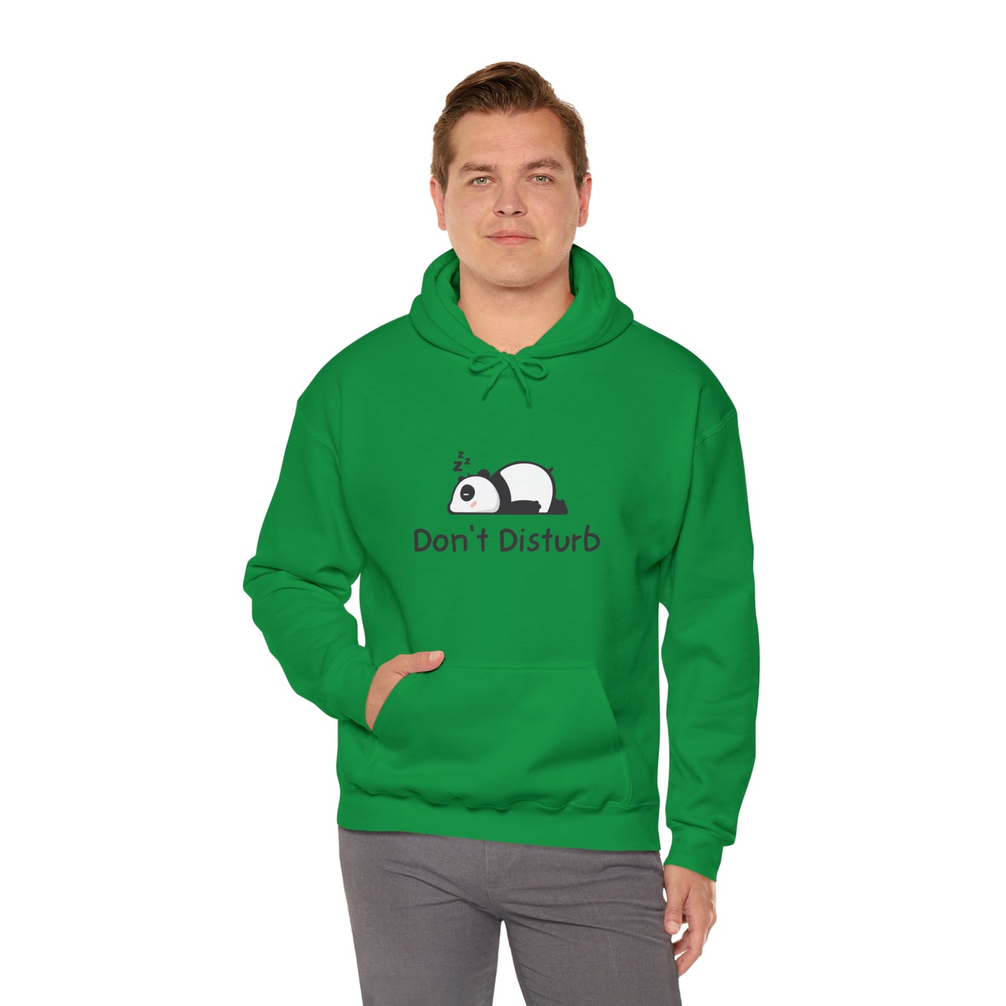 Men and women CUTE panda don't disturb Heavy Blend™ Hooded Sweatshirt