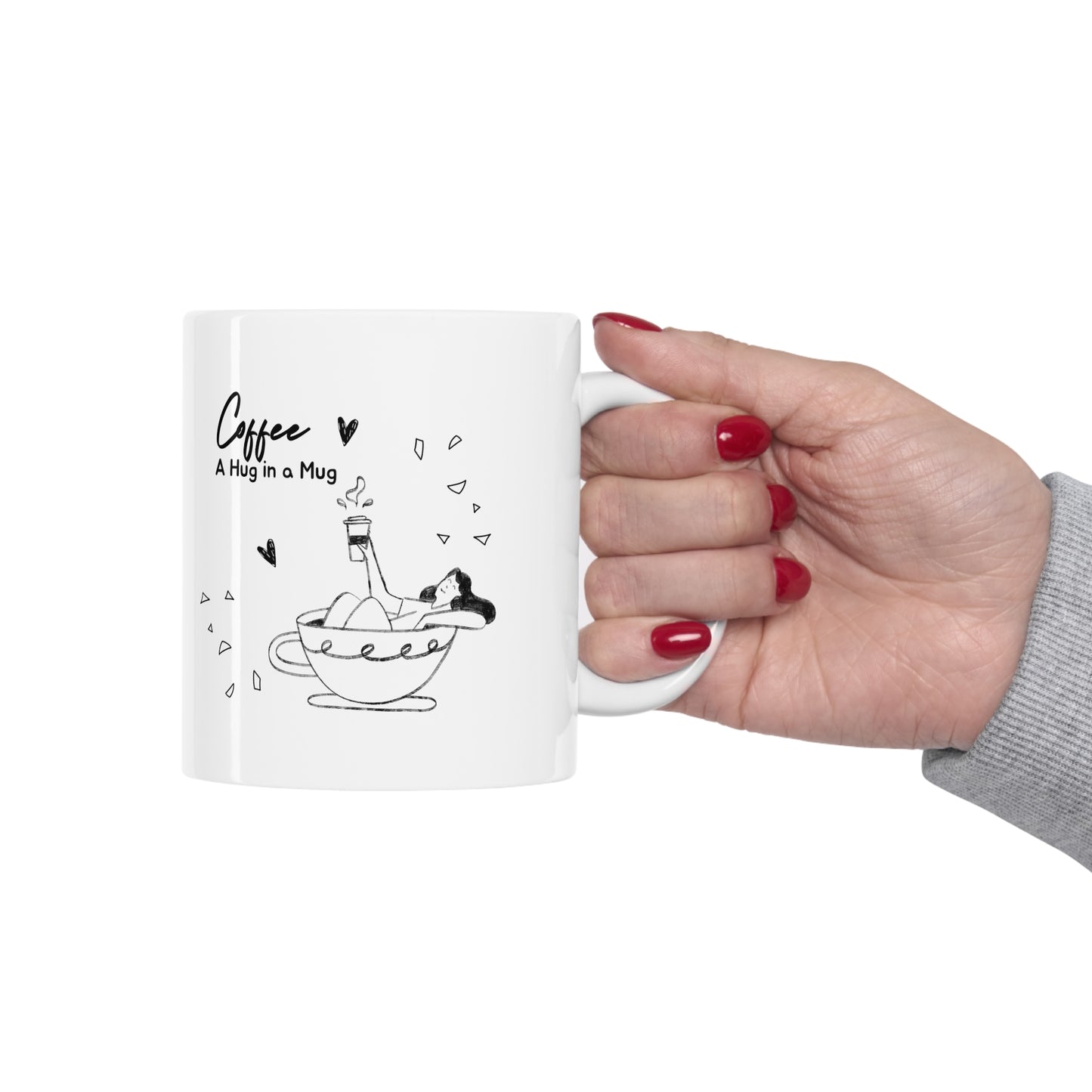 Hug in a coffee mug coffee Mug 11oz for coffee lovers