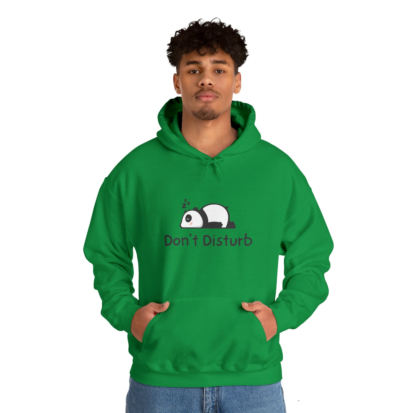 Men and women CUTE panda don't disturb Heavy Blend™ Hooded Sweatshirt