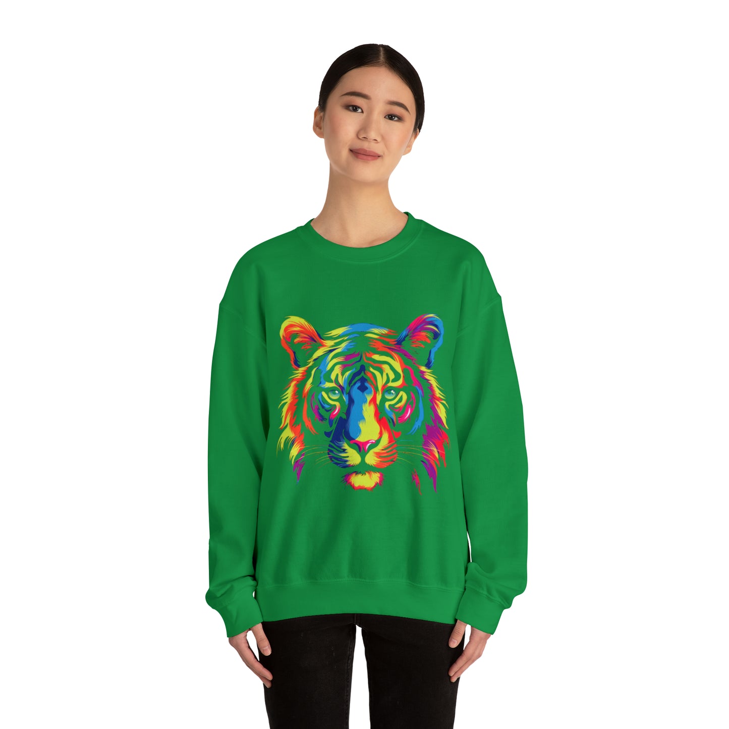 Unique and beautiful tiger Heavy Blend™ Crewneck Sweatshirt for men and women