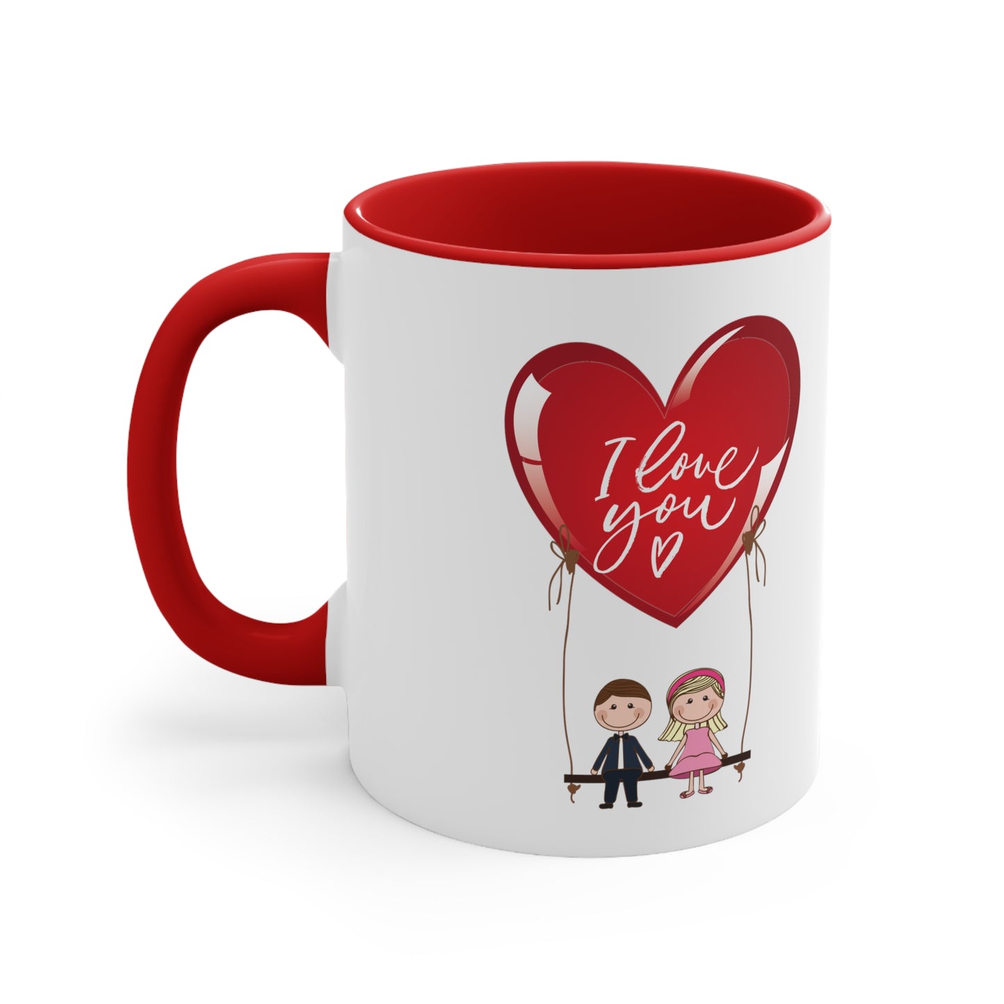 valentine's special cute I Love You Coffee Mug, 11oz
