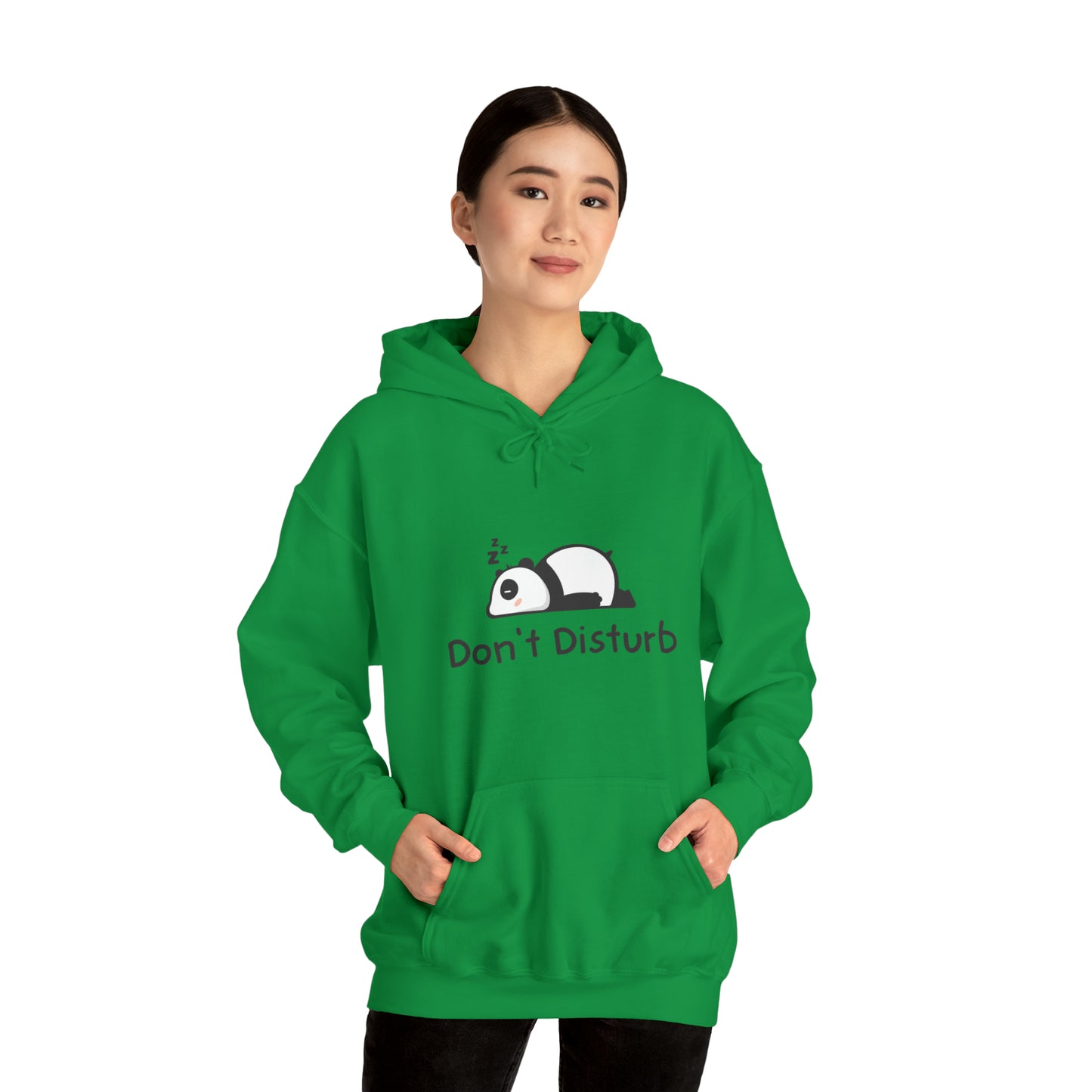 Men and women CUTE panda don't disturb Heavy Blend™ Hooded Sweatshirt