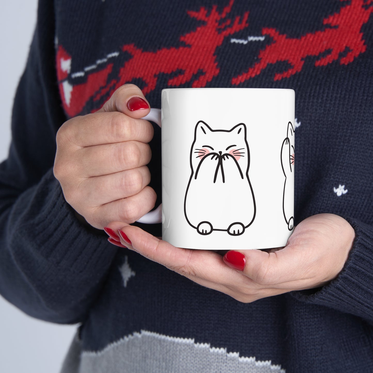 Cute three kitties coffee Mug 11oz