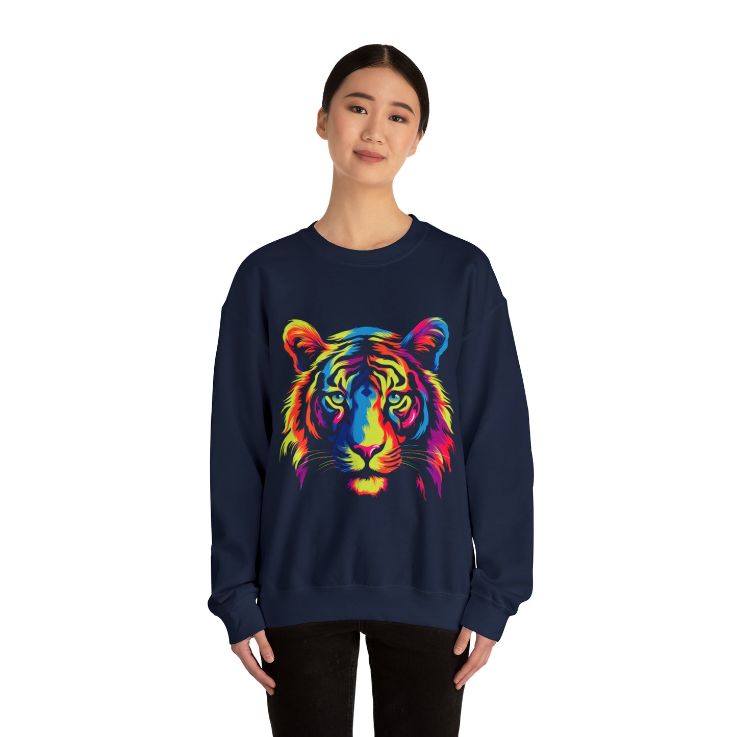 Unique and beautiful tiger Heavy Blend™ Crewneck Sweatshirt for men and women
