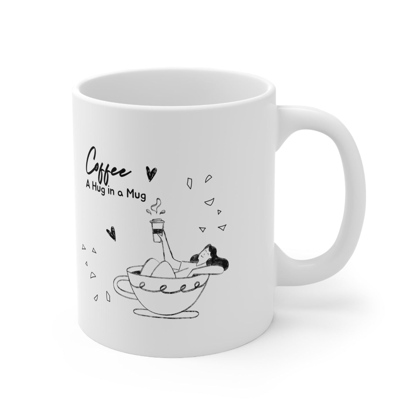 Hug in a coffee mug coffee Mug 11oz for coffee lovers