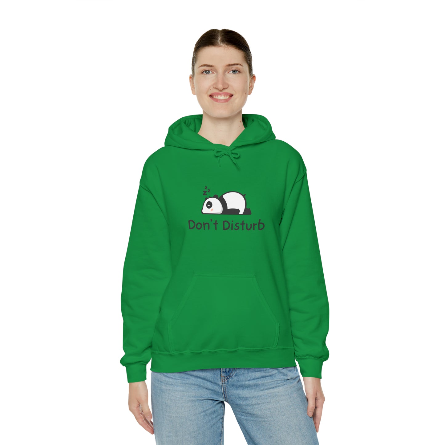 Men and women CUTE panda don't disturb Heavy Blend™ Hooded Sweatshirt