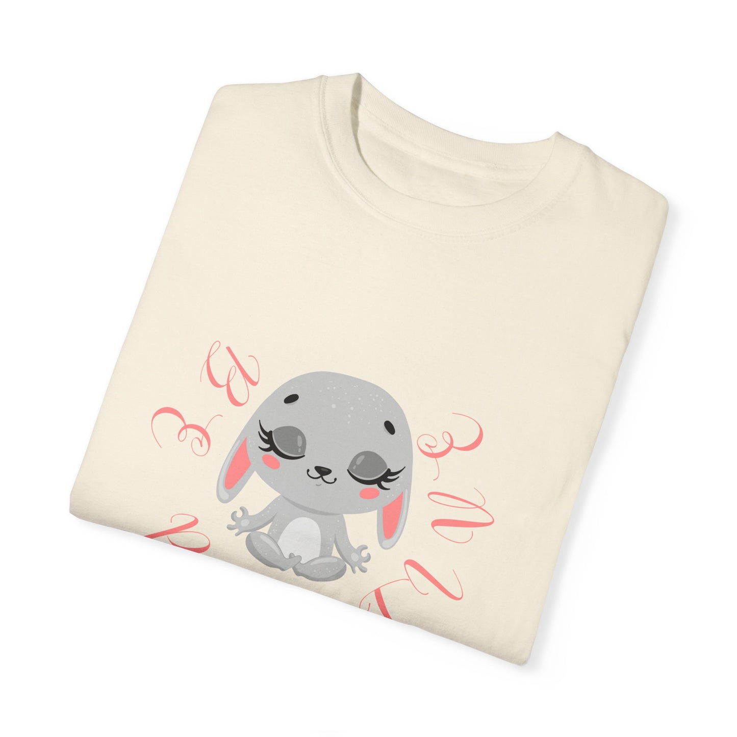 Cute Bunny Be positive T-shirt for women