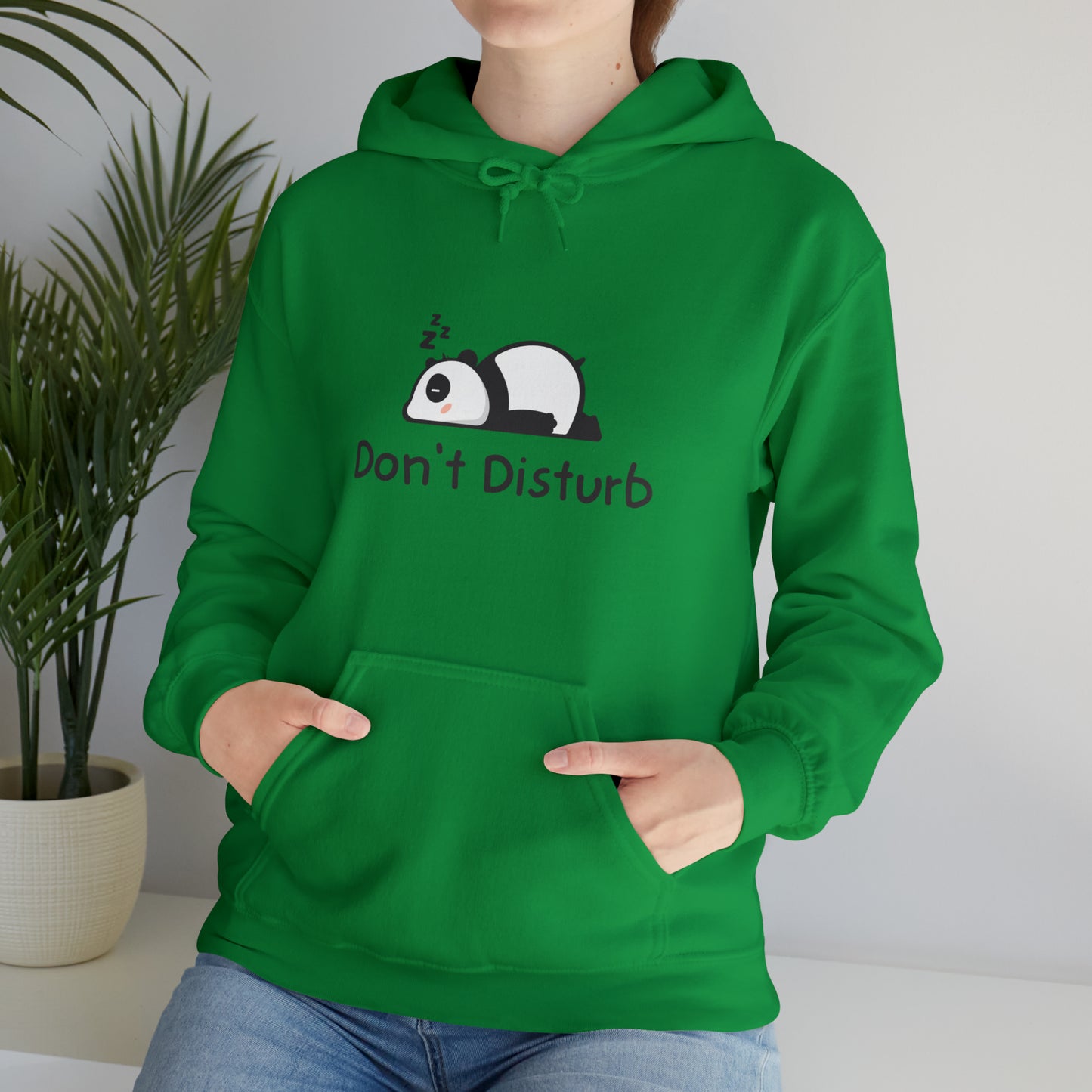 Men and women CUTE panda don't disturb Heavy Blend™ Hooded Sweatshirt
