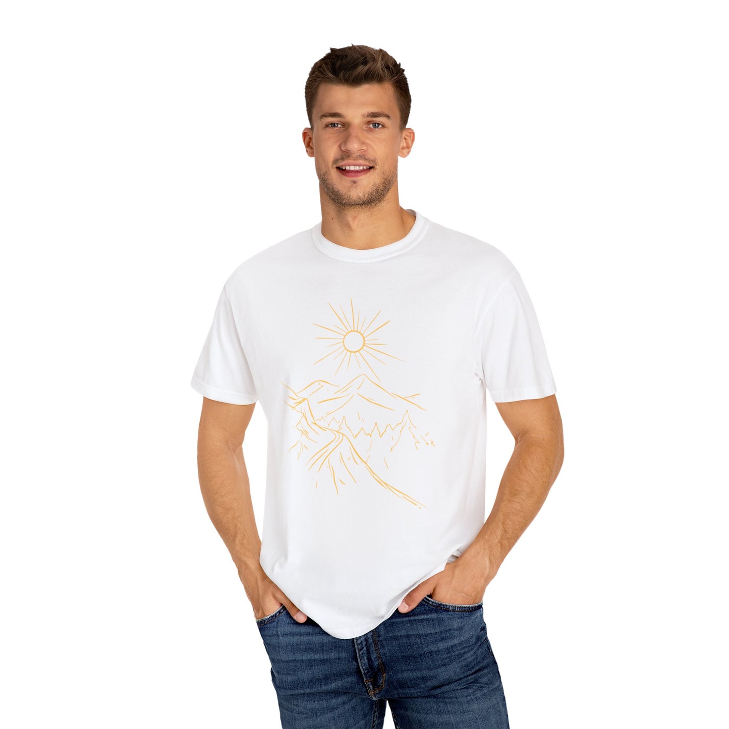 Beautiful mountain art T-shirt for men and women