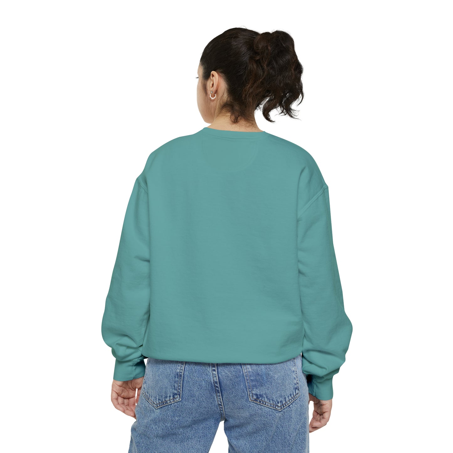 Beautiful Creative Challenge print men and women and Garment-Dyed Sweatshirt