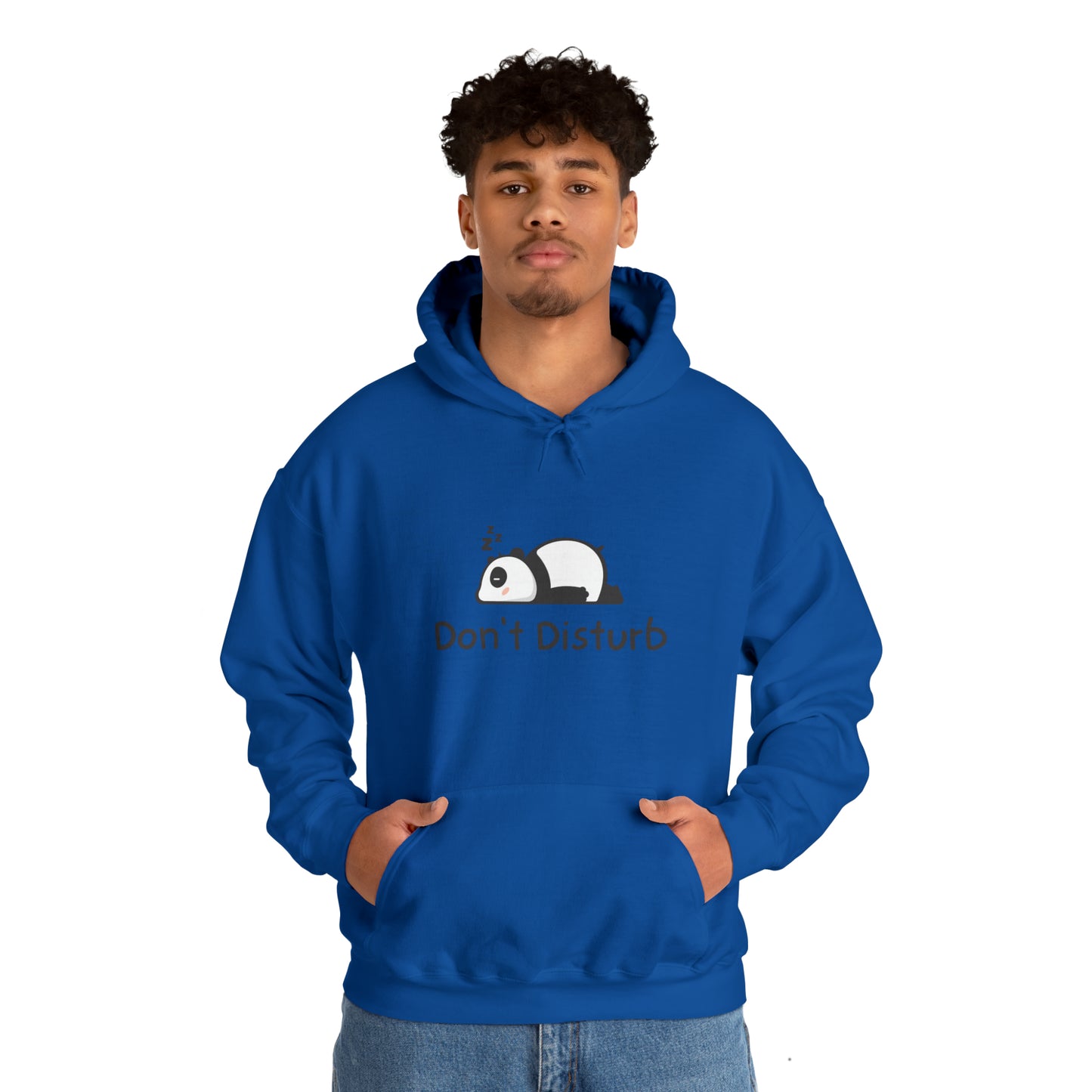 Men and women CUTE panda don't disturb Heavy Blend™ Hooded Sweatshirt