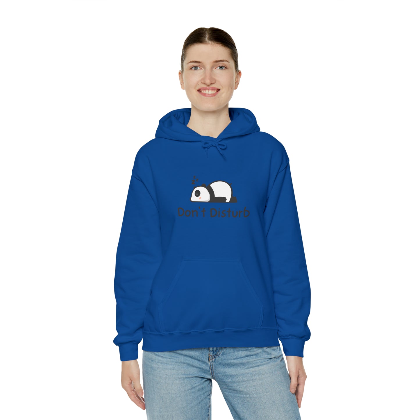 Men and women CUTE panda don't disturb Heavy Blend™ Hooded Sweatshirt