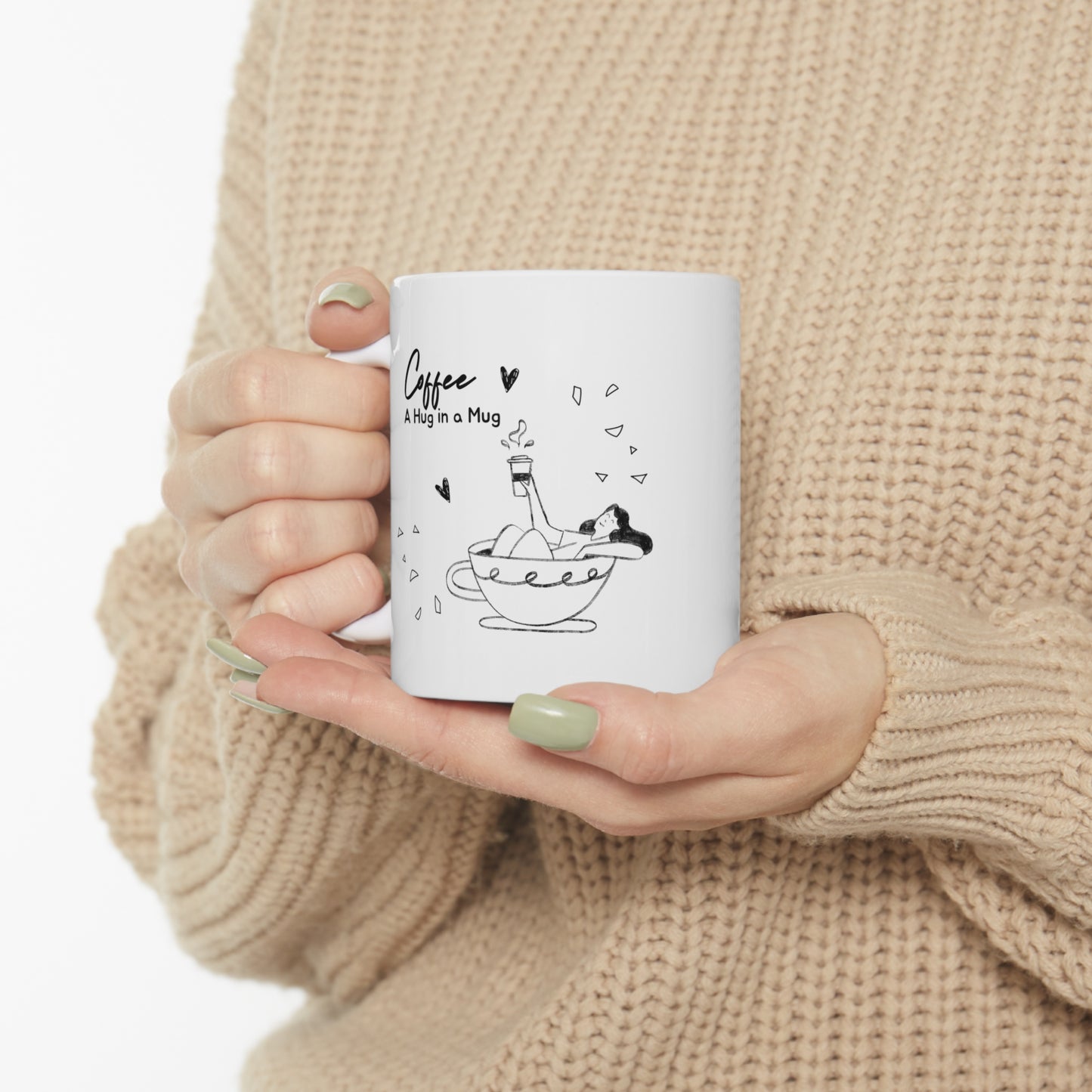 Hug in a coffee mug coffee Mug 11oz for coffee lovers