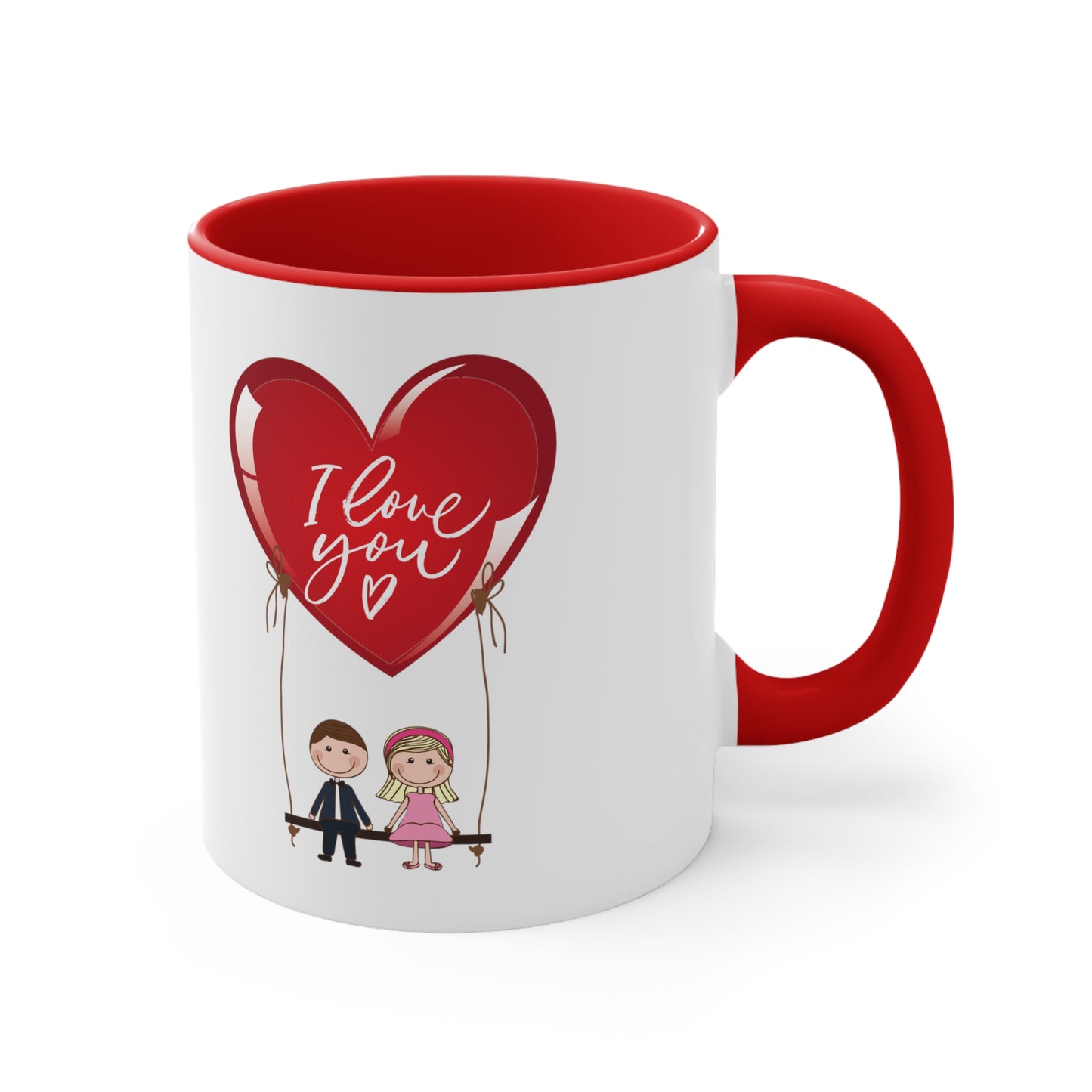 valentine's special cute I Love You Coffee Mug, 11oz