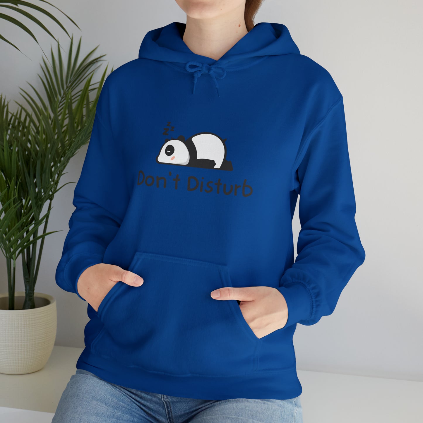 Men and women CUTE panda don't disturb Heavy Blend™ Hooded Sweatshirt
