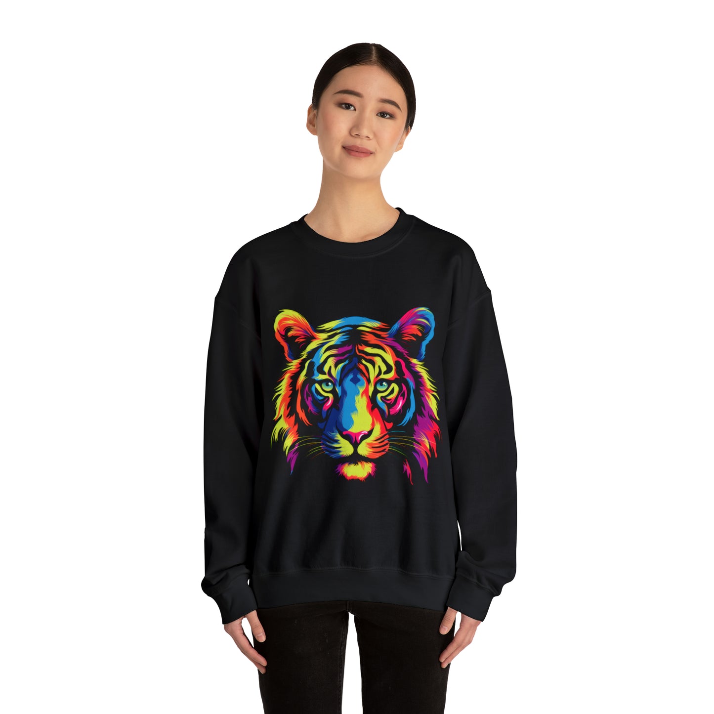Unique and beautiful tiger Heavy Blend™ Crewneck Sweatshirt for men and women