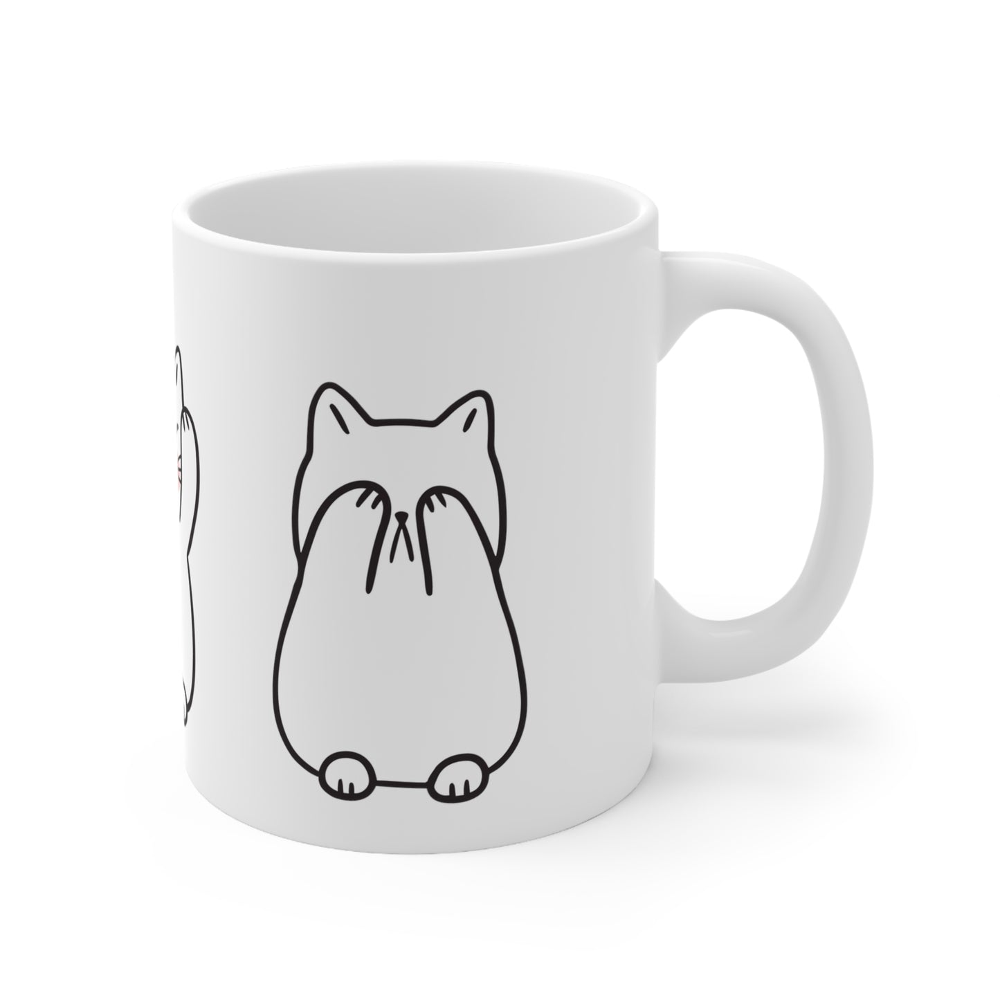 Cute three kitties coffee Mug 11oz