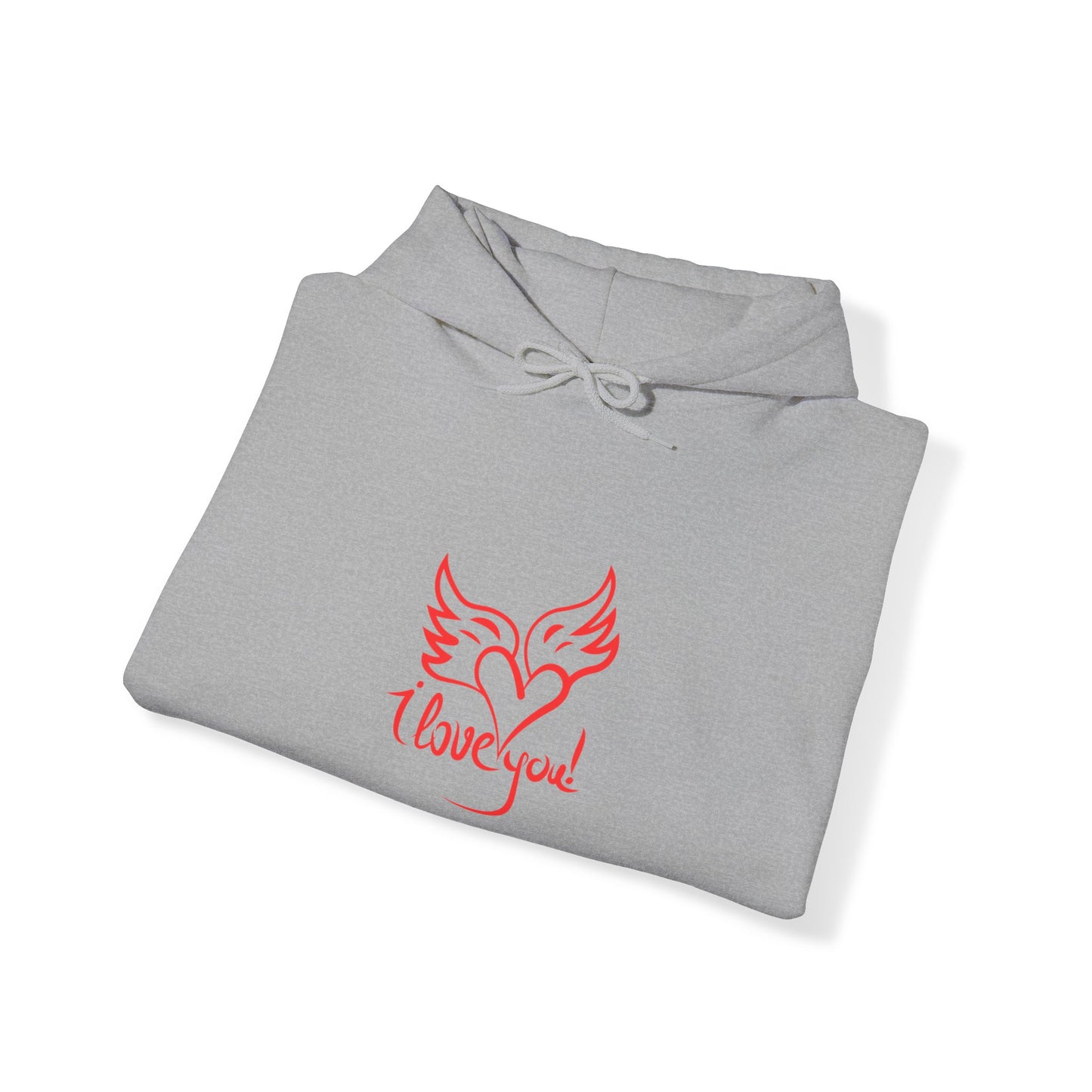 I love you beautiful valentine Heavy Hooded Sweatshirt for men and women