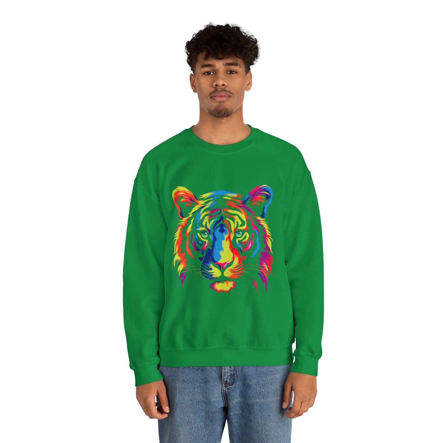 Unique and beautiful tiger Heavy Blend™ Crewneck Sweatshirt for men and women