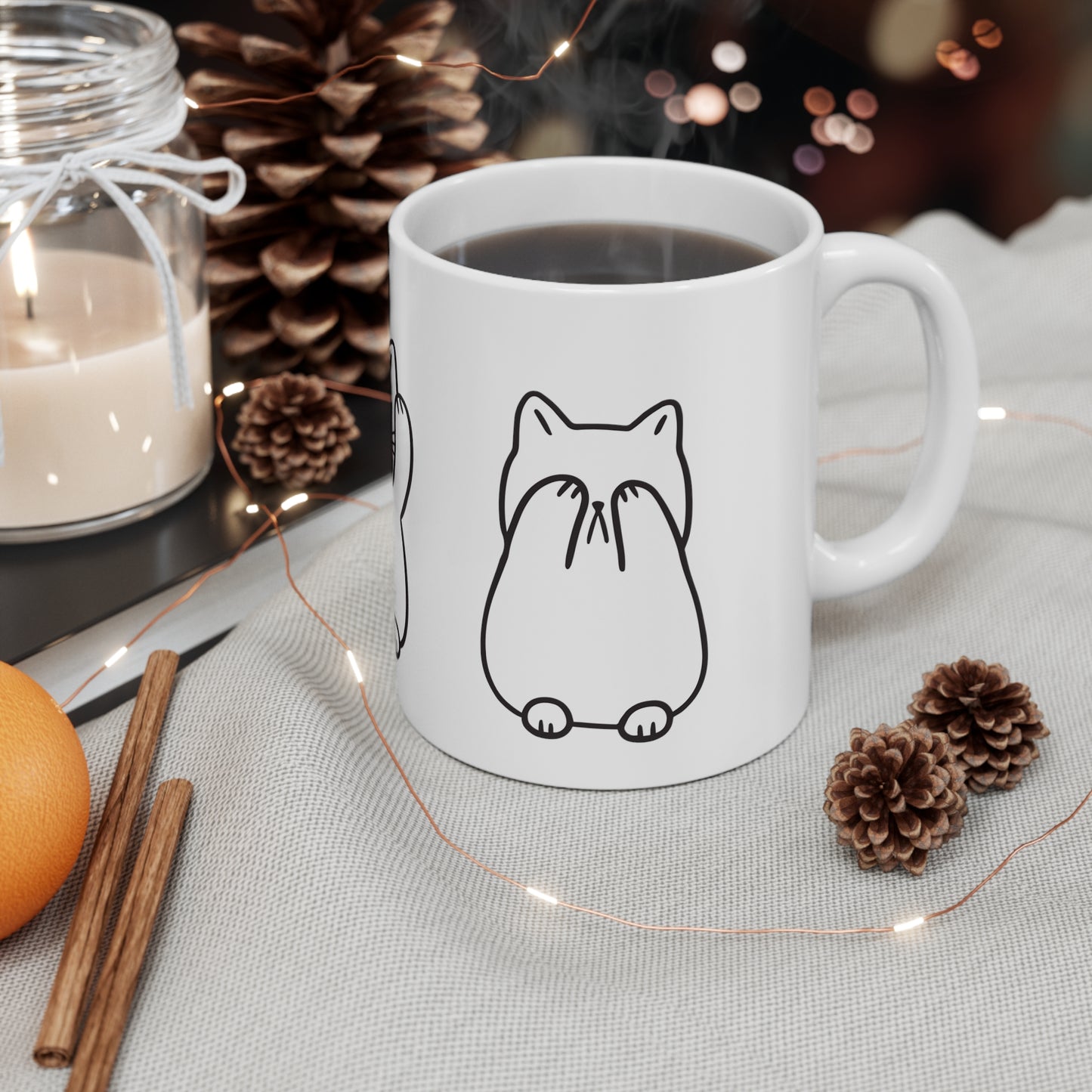 Cute three kitties coffee Mug 11oz