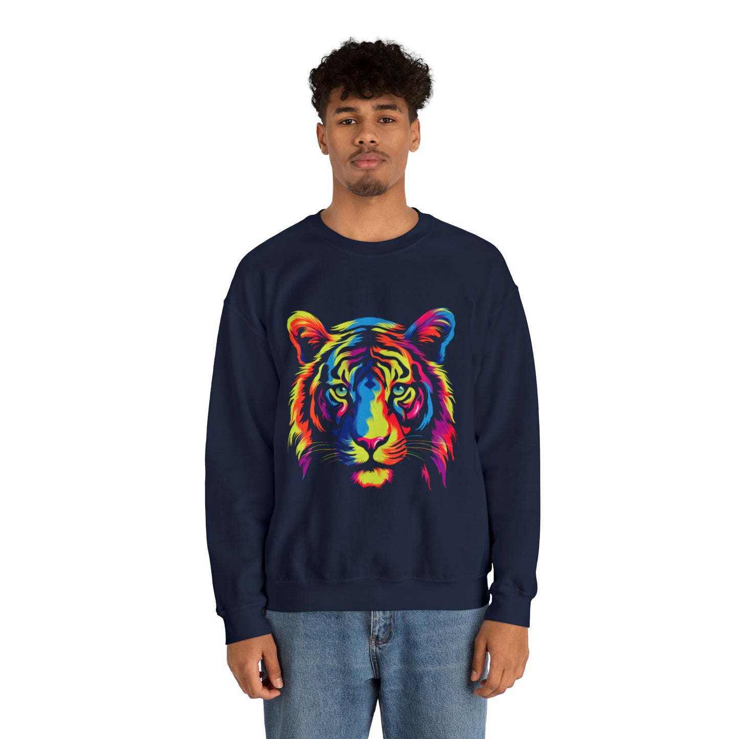 Unique and beautiful tiger Heavy Blend™ Crewneck Sweatshirt for men and women