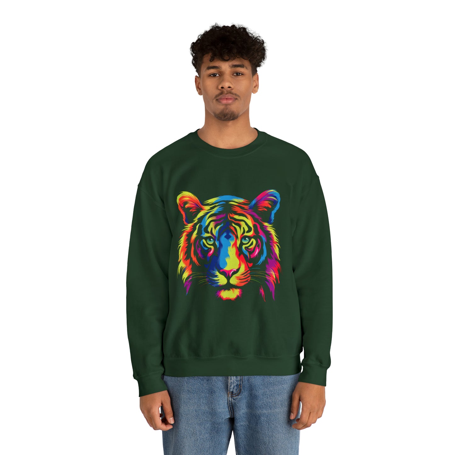 Unique and beautiful tiger Heavy Blend™ Crewneck Sweatshirt for men and women