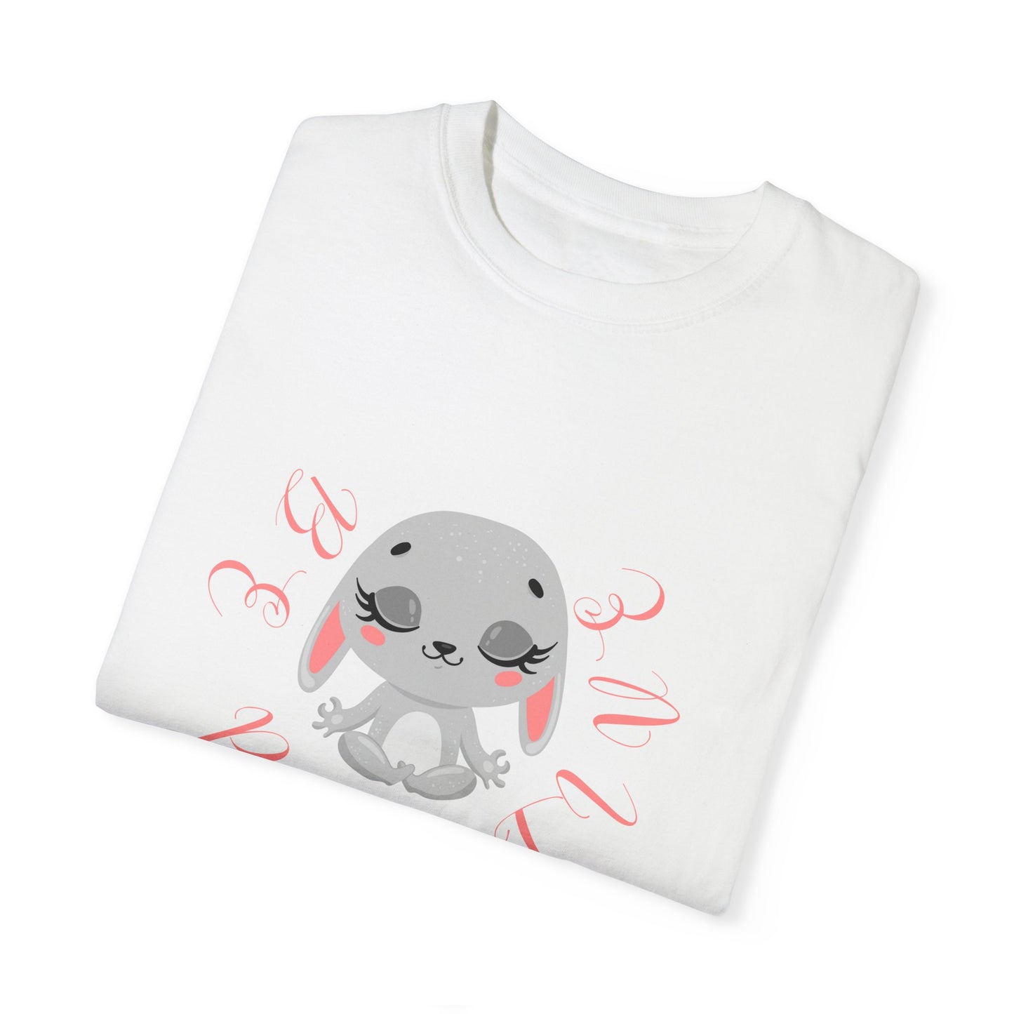 Cute Bunny Be positive T-shirt for women