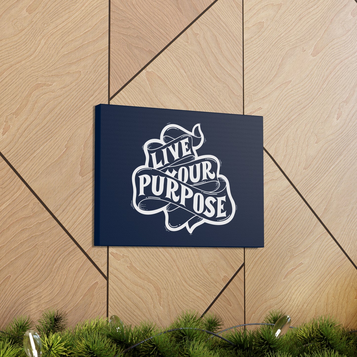 Live Your purpose motivational Canvas Gallery Wraps