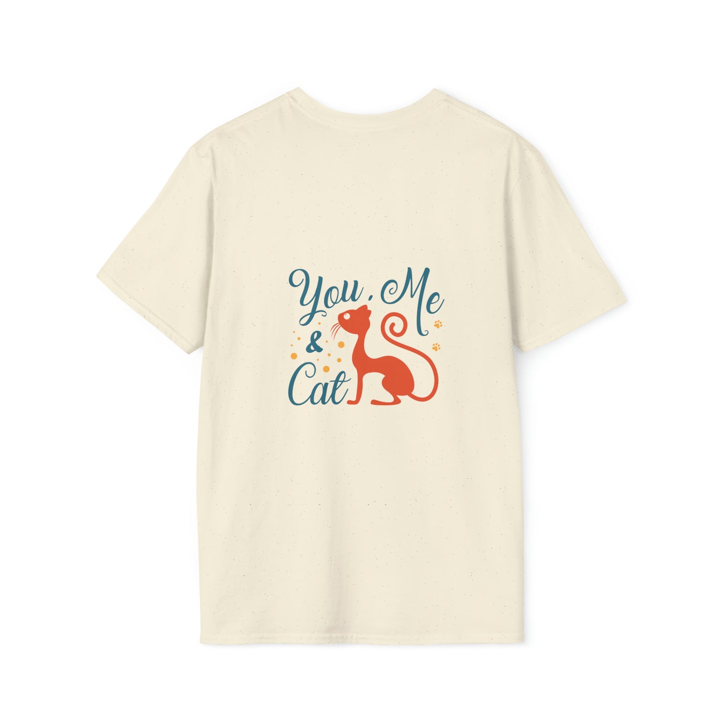 You me and cat cute Softstyle T-Shirt for women