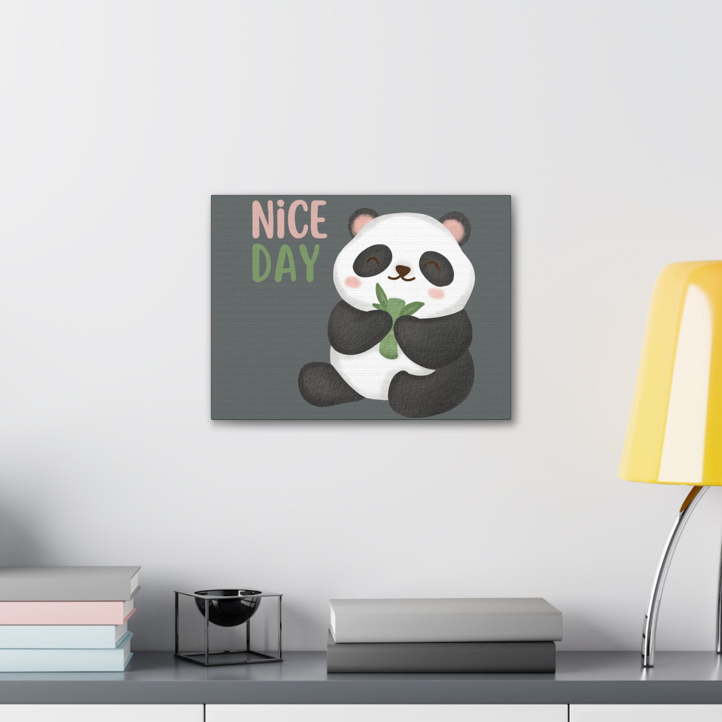 Cute baby panda Canvas Gallery Wraps