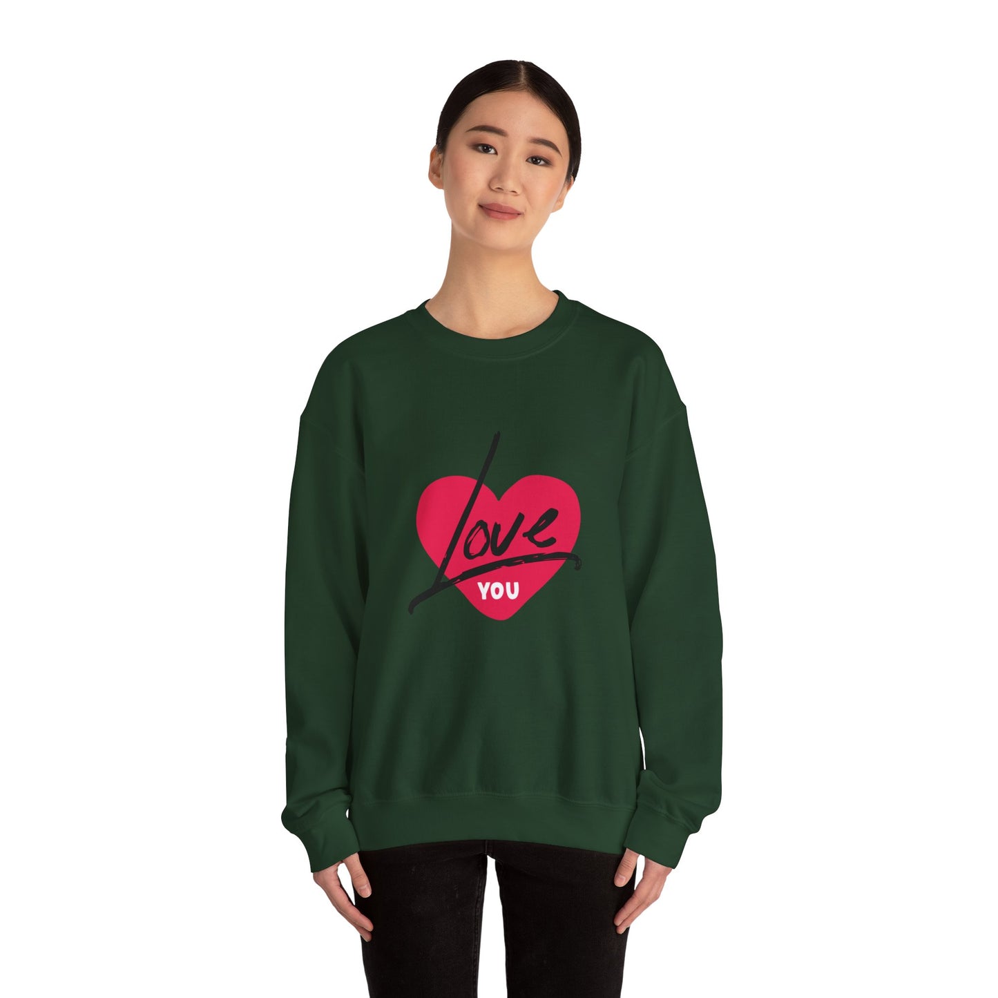 I LOVE YOU Valentine's special Heavy  Sweatshirt for men and women