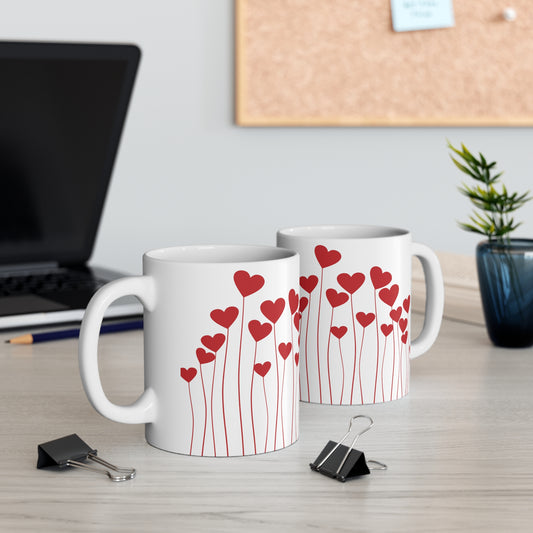 Love heart valentine's day gift coffee Mug 11oz