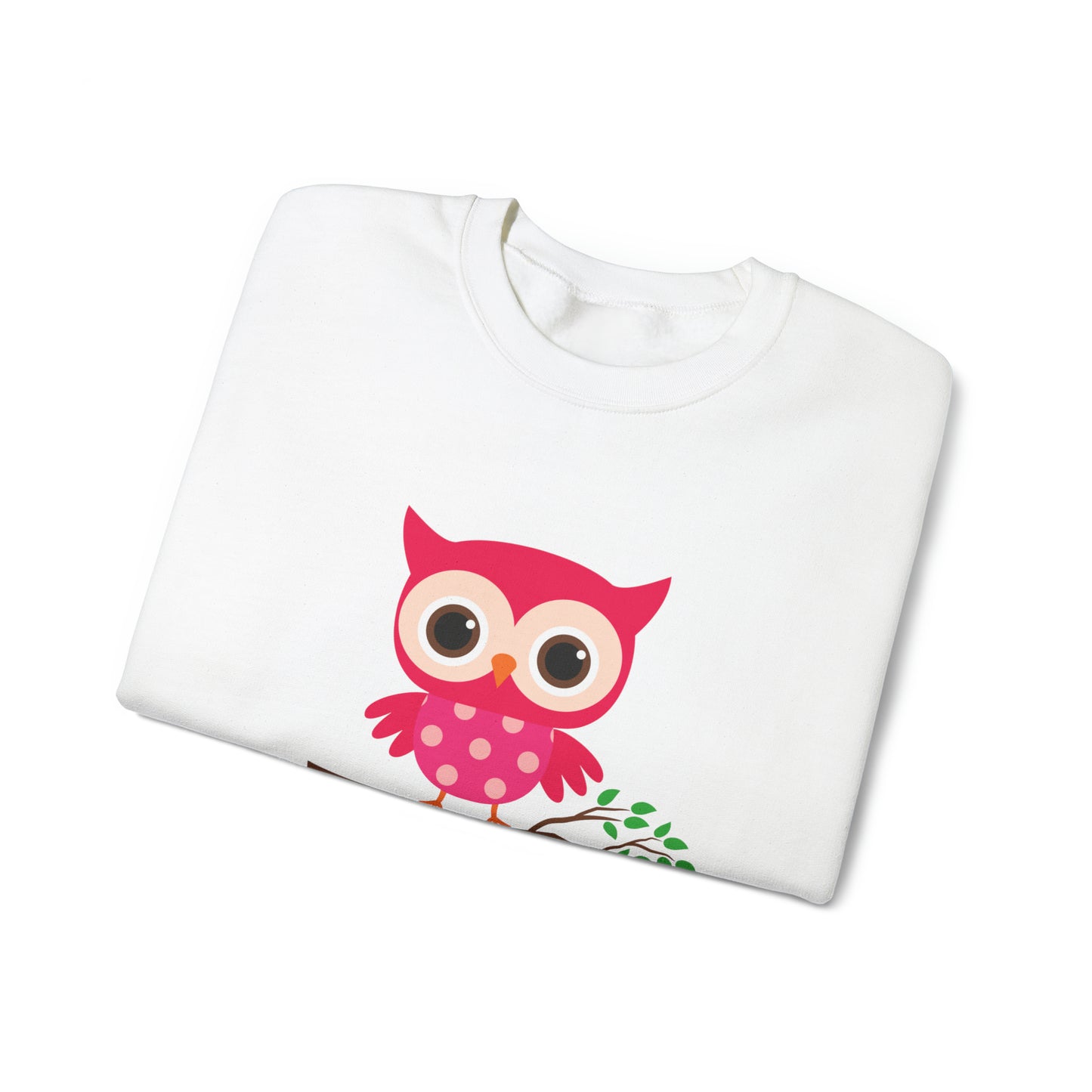 Cute owl always love you Heavy Blend™ Crewneck Sweatshirt for men and women