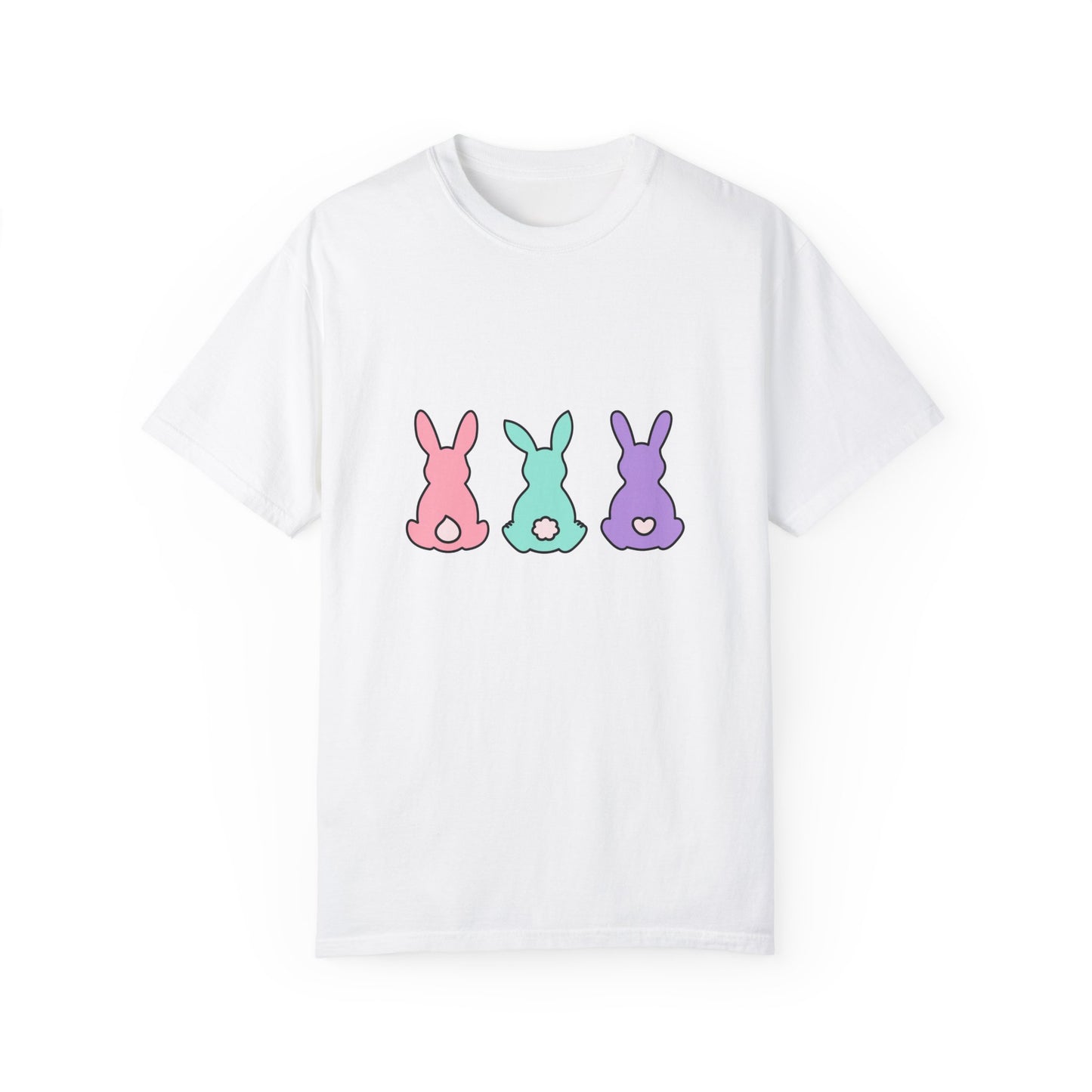 Cute and colourful bunny T-shirt for men and women