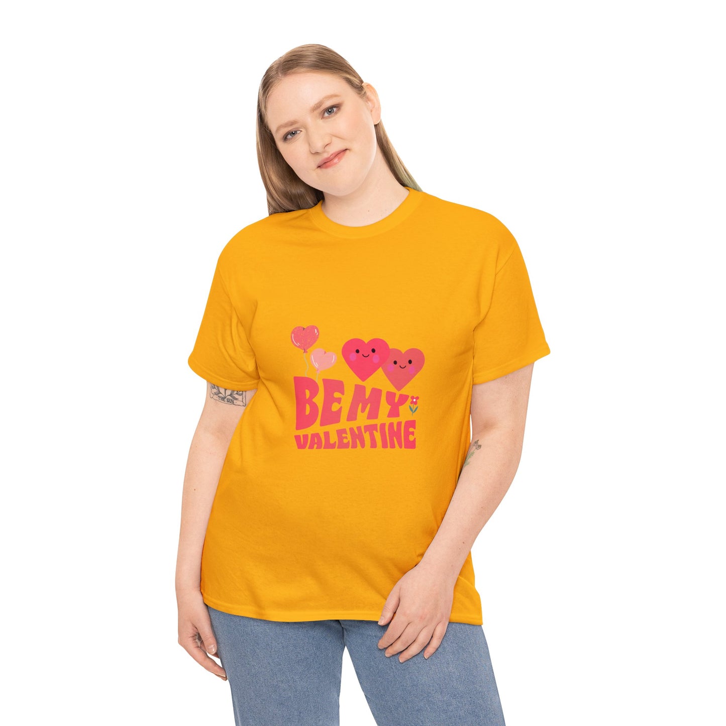 Be my valentine Heavy Cotton Tee for men and women