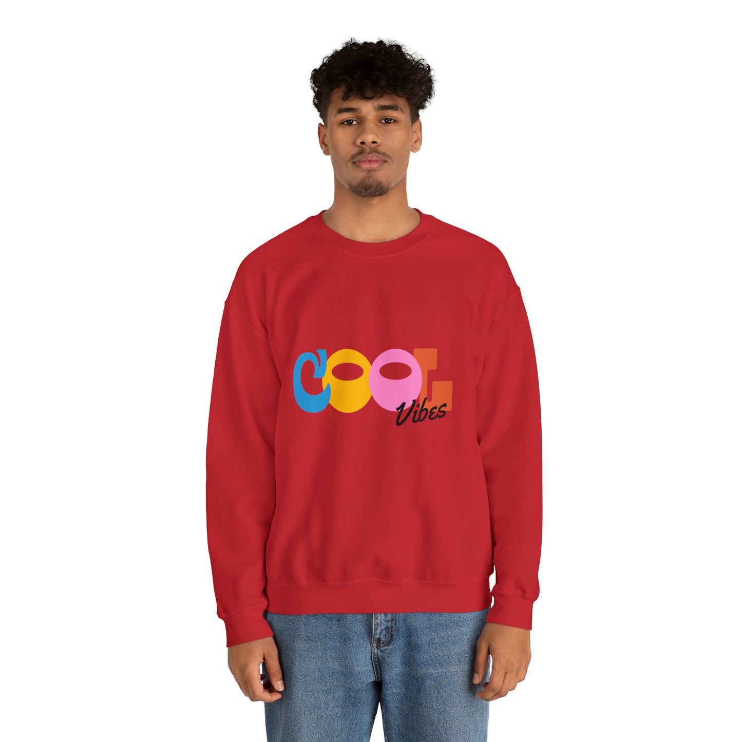 COOL vibes Colourful Heavy Blend™ Crewneck Sweatshirt for Men and Women