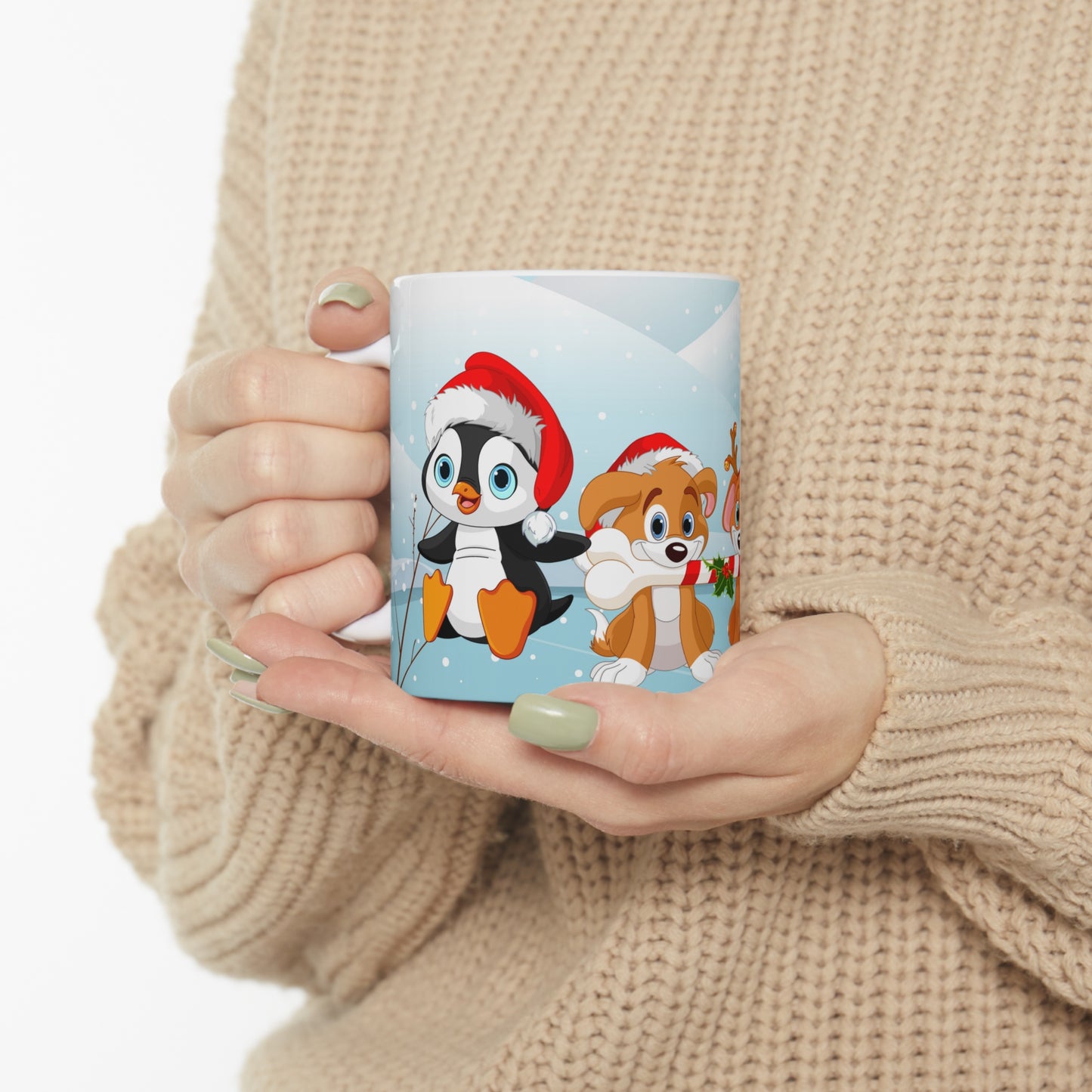 Cute and bright Merry Christmas Coffee Mug 11oz