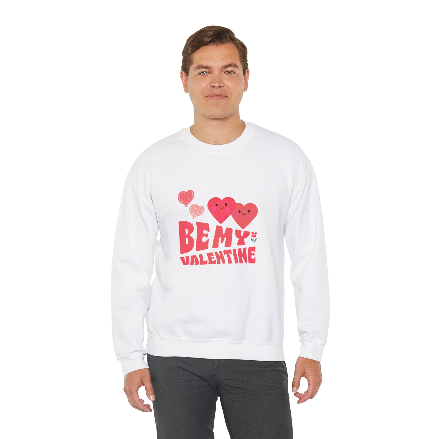 Be my valentine Heavy Blend™ Crewneck Sweatshirt for men and women