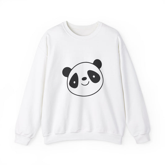 Panda love Heavy Crewneck Sweatshirt for men and women