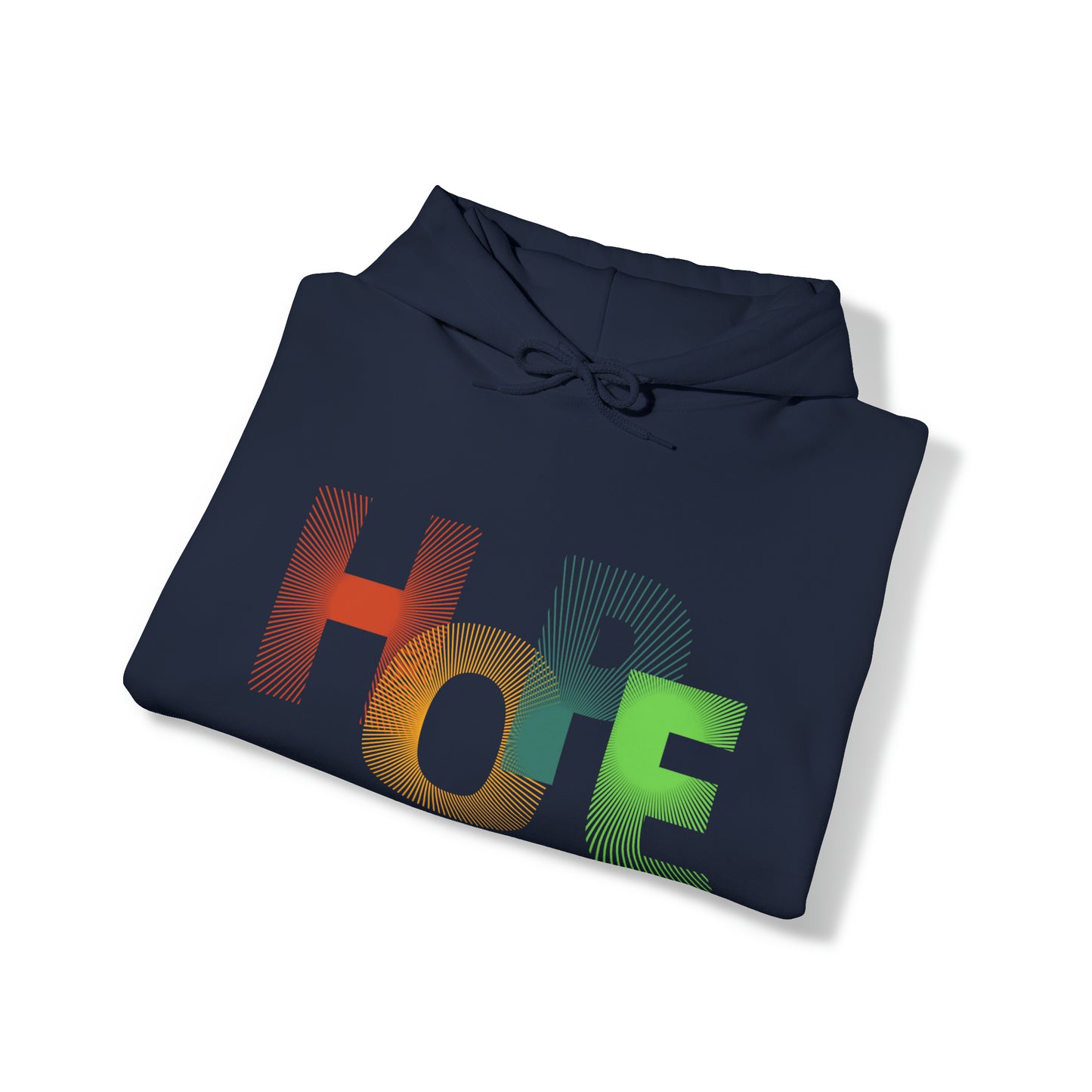 Beautiful and colourful HOPE Heavy Blend™ Hooded Sweatshirt for men and women