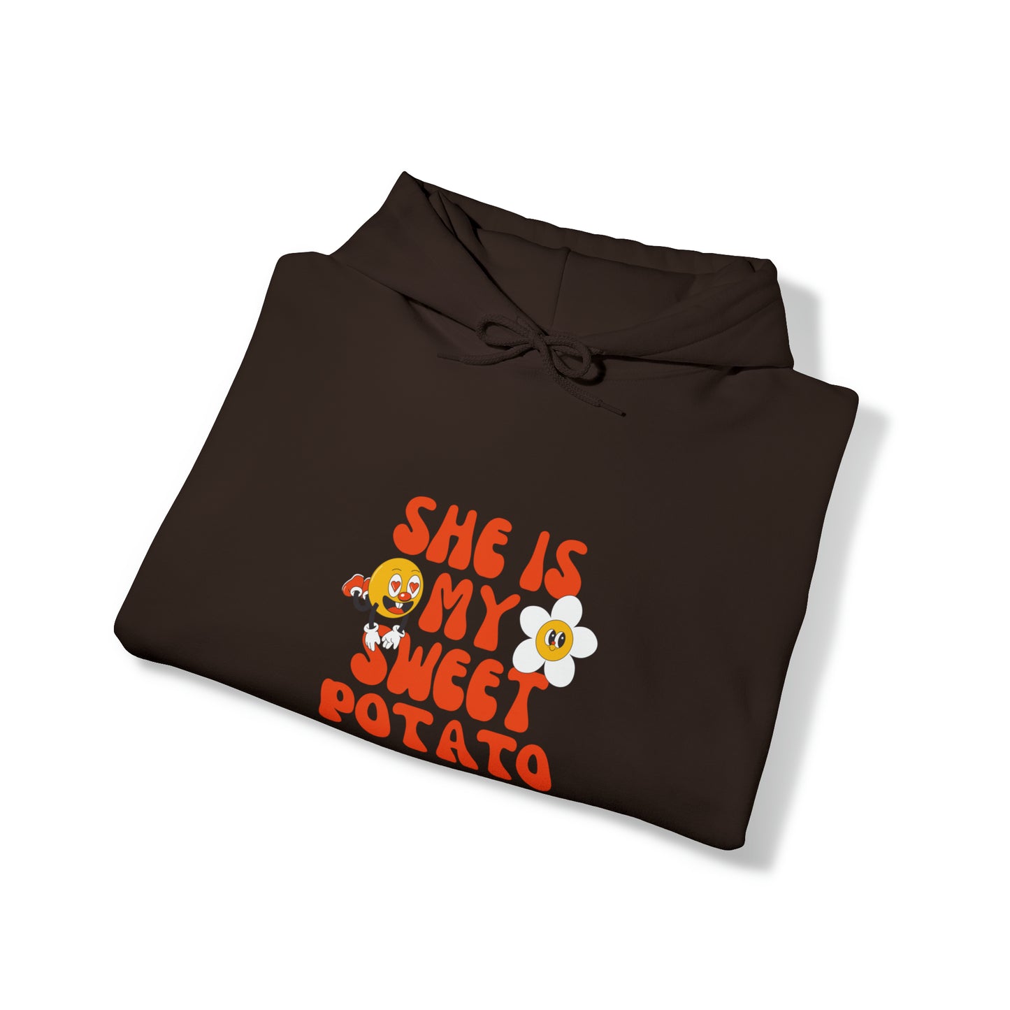 MEN and WOMEN cute she is my sweet potato Heavy Blend™ Hooded Sweatshirt