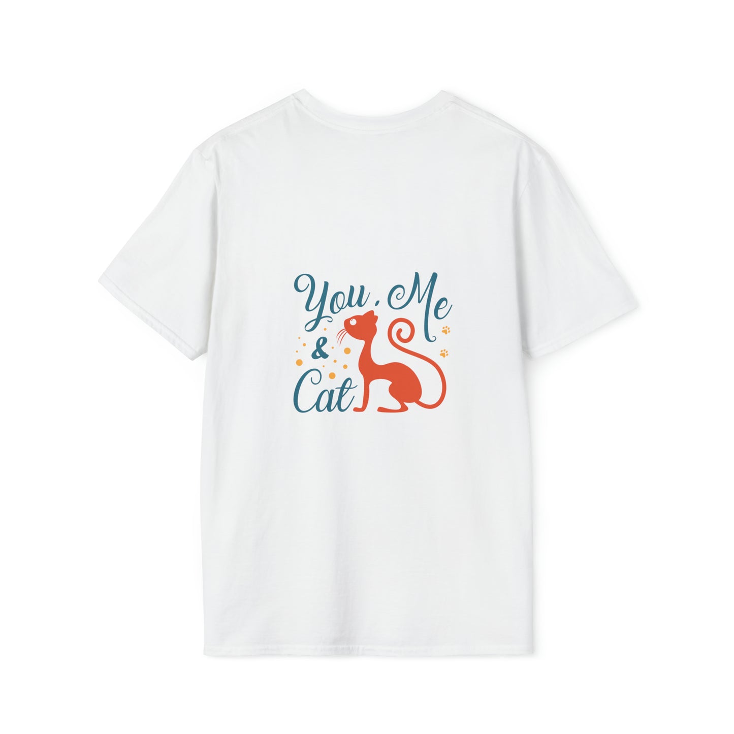 You me and cat cute Softstyle T-Shirt for women