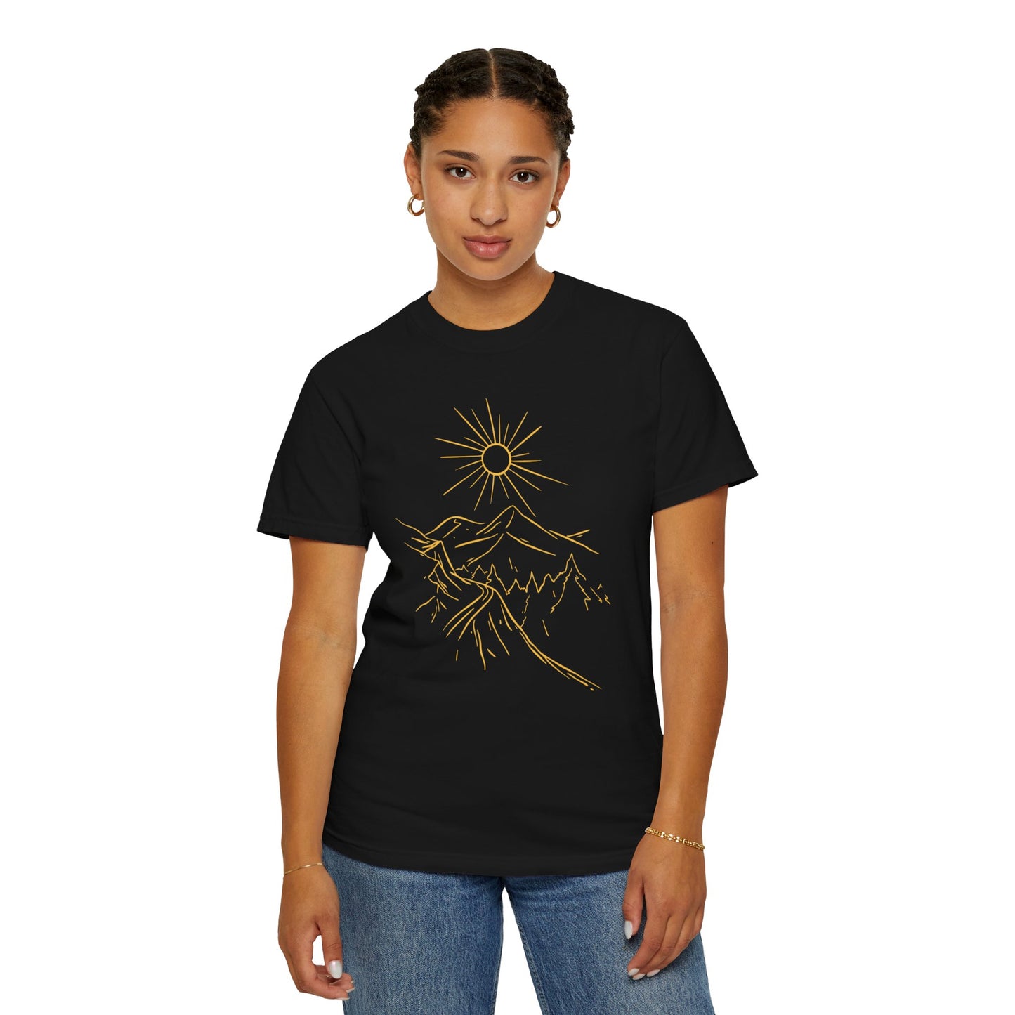 Beautiful mountain art T-shirt for men and women