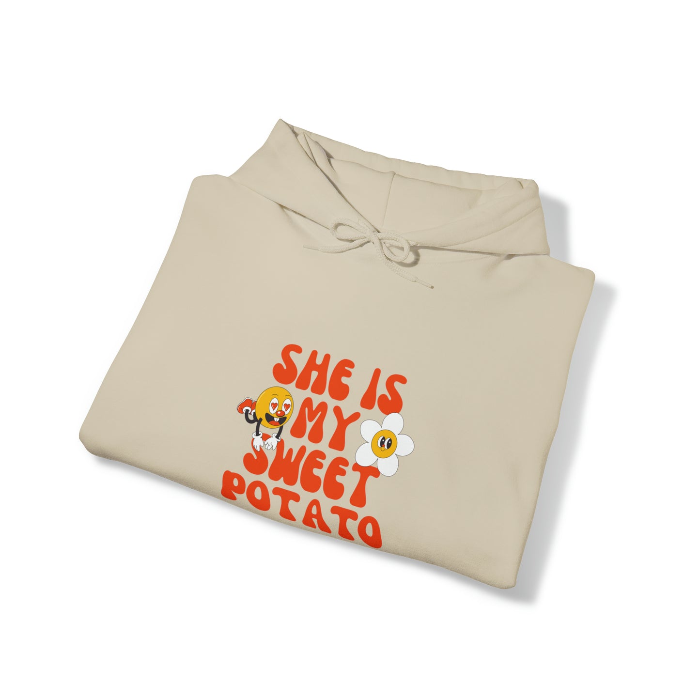 MEN and WOMEN cute she is my sweet potato Heavy Blend™ Hooded Sweatshirt