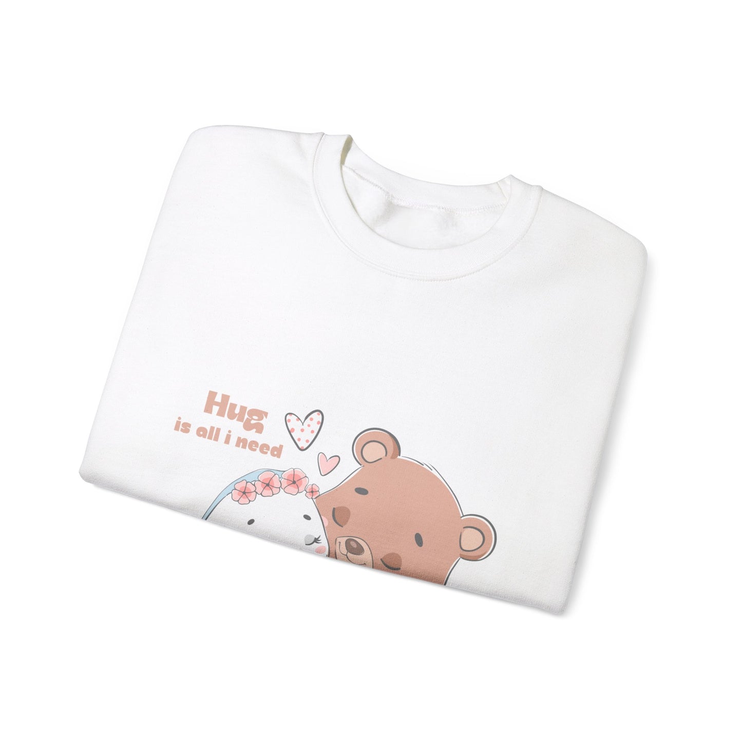 Hug is all i need Cute heavy Valentine's Special Sweatshirt for men and women