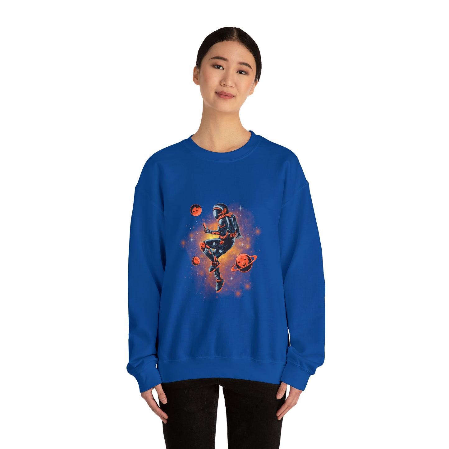 Beautiful Astronaut Heavy Blend™ Crewneck Sweatshirt for men and women