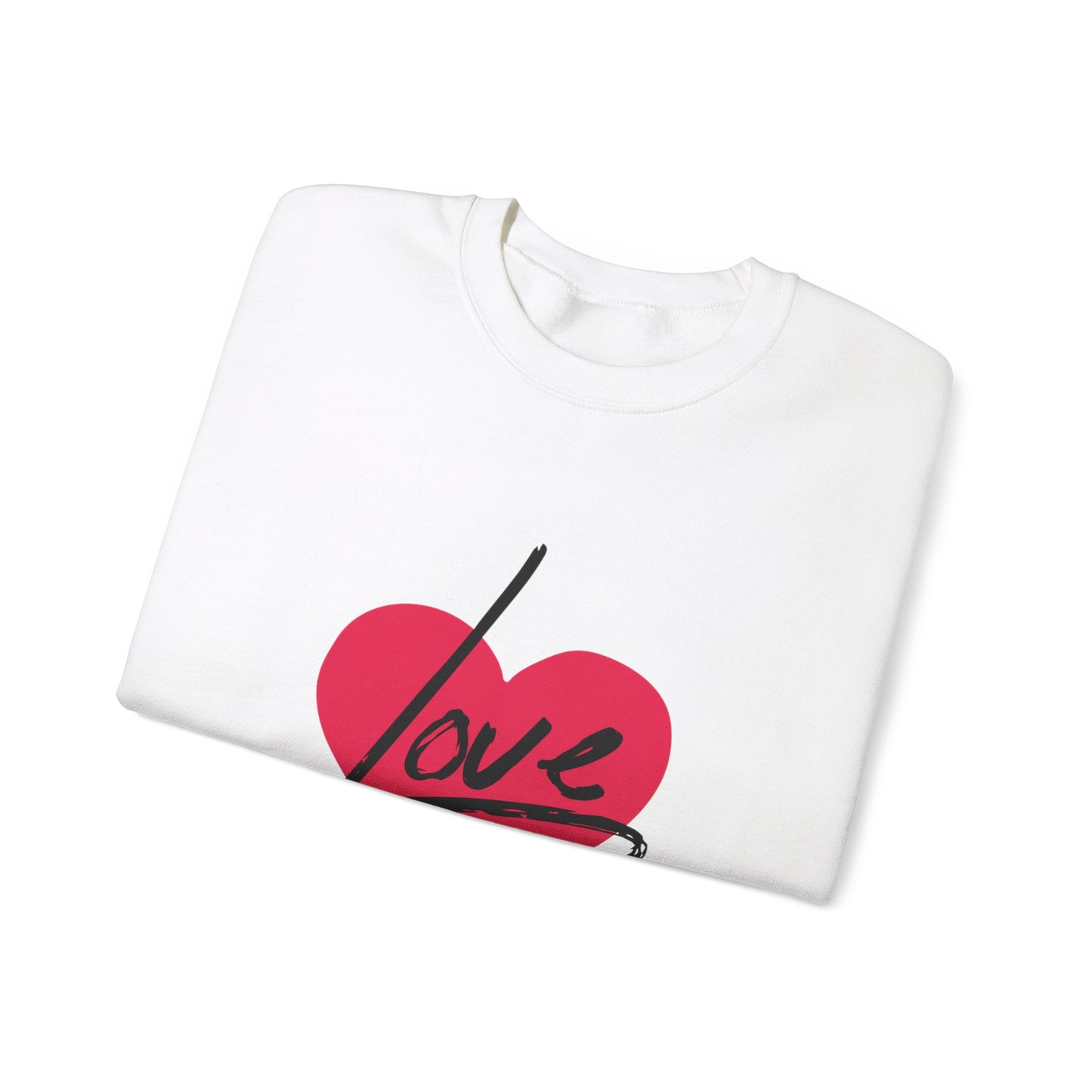 I LOVE YOU Valentine's special Heavy  Sweatshirt for men and women