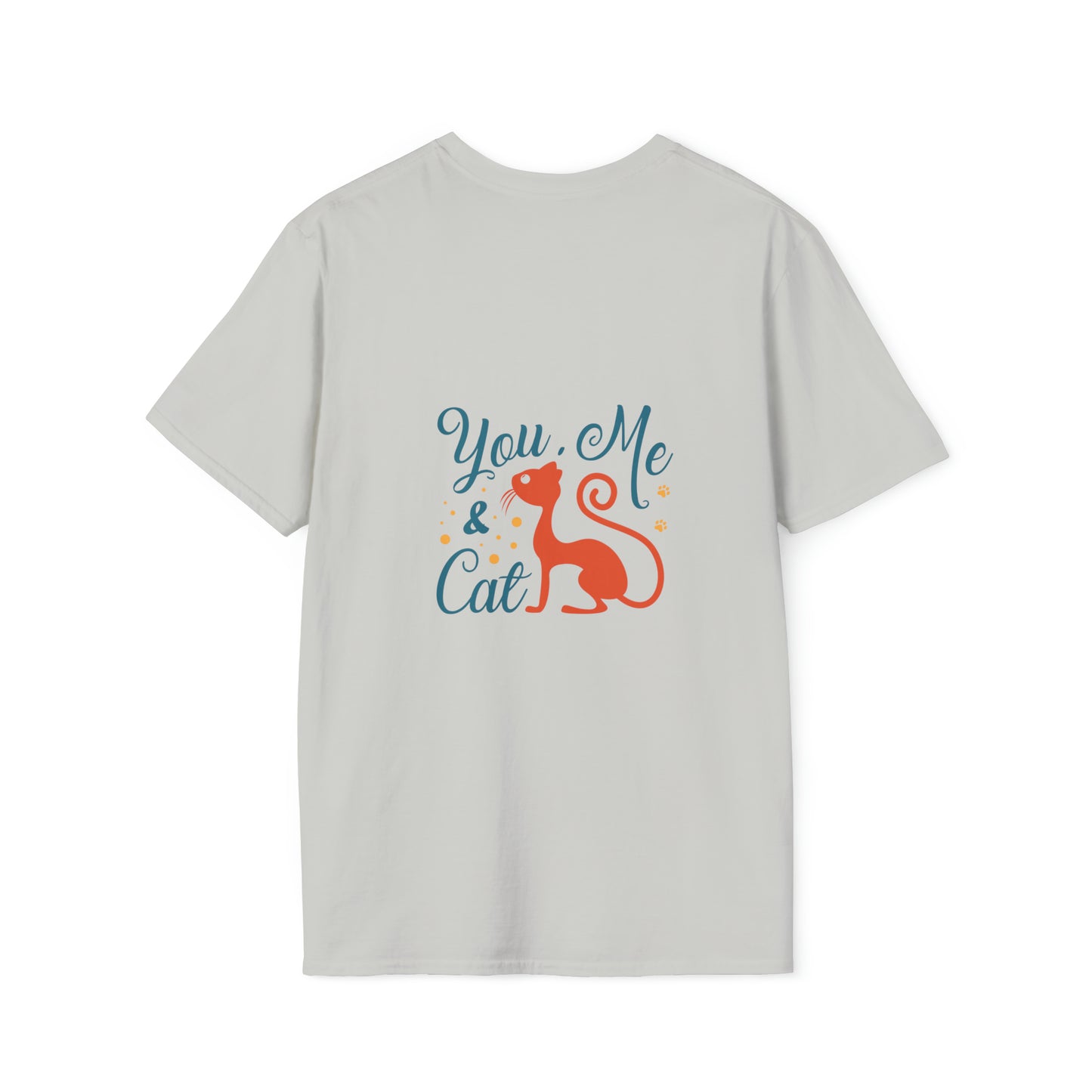 You me and cat cute Softstyle T-Shirt for women