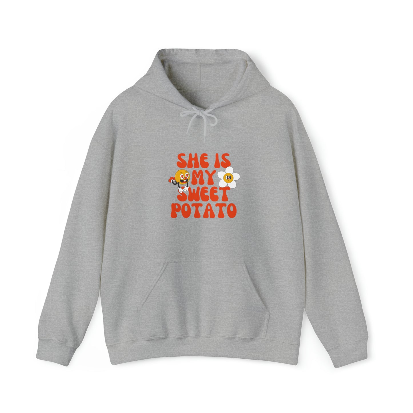 MEN and WOMEN cute she is my sweet potato Heavy Blend™ Hooded Sweatshirt