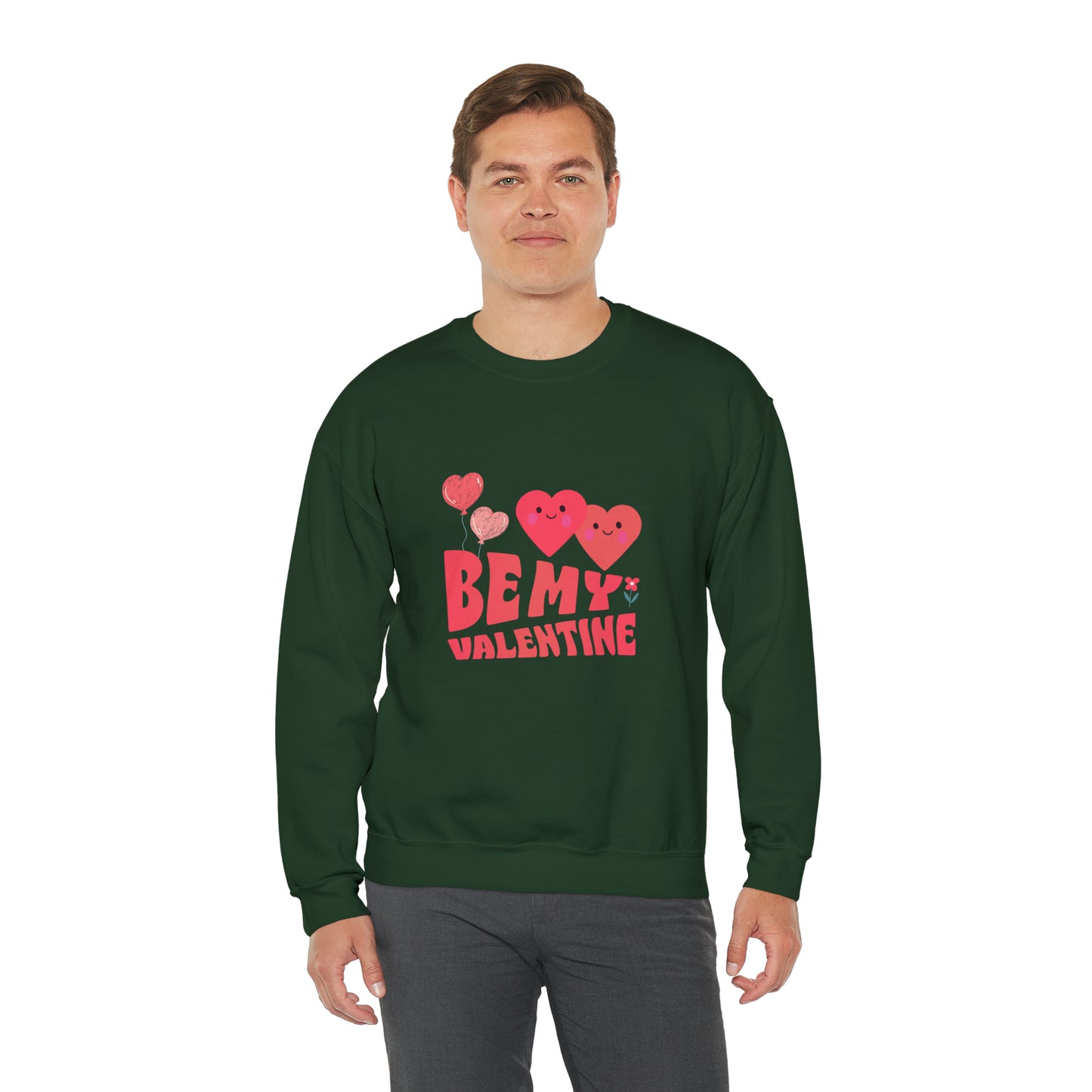 Be my valentine Heavy Blend™ Crewneck Sweatshirt for men and women